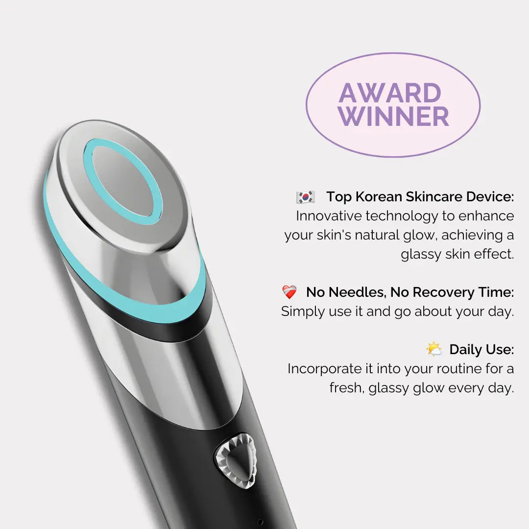 GlowGlass Booster Facial Light Therapy Wand